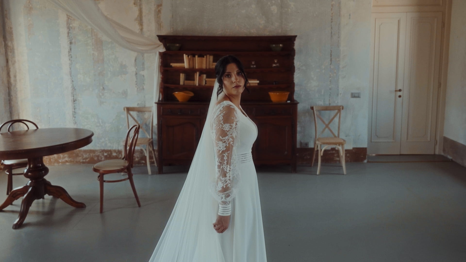 Sposa in villa d'epoca